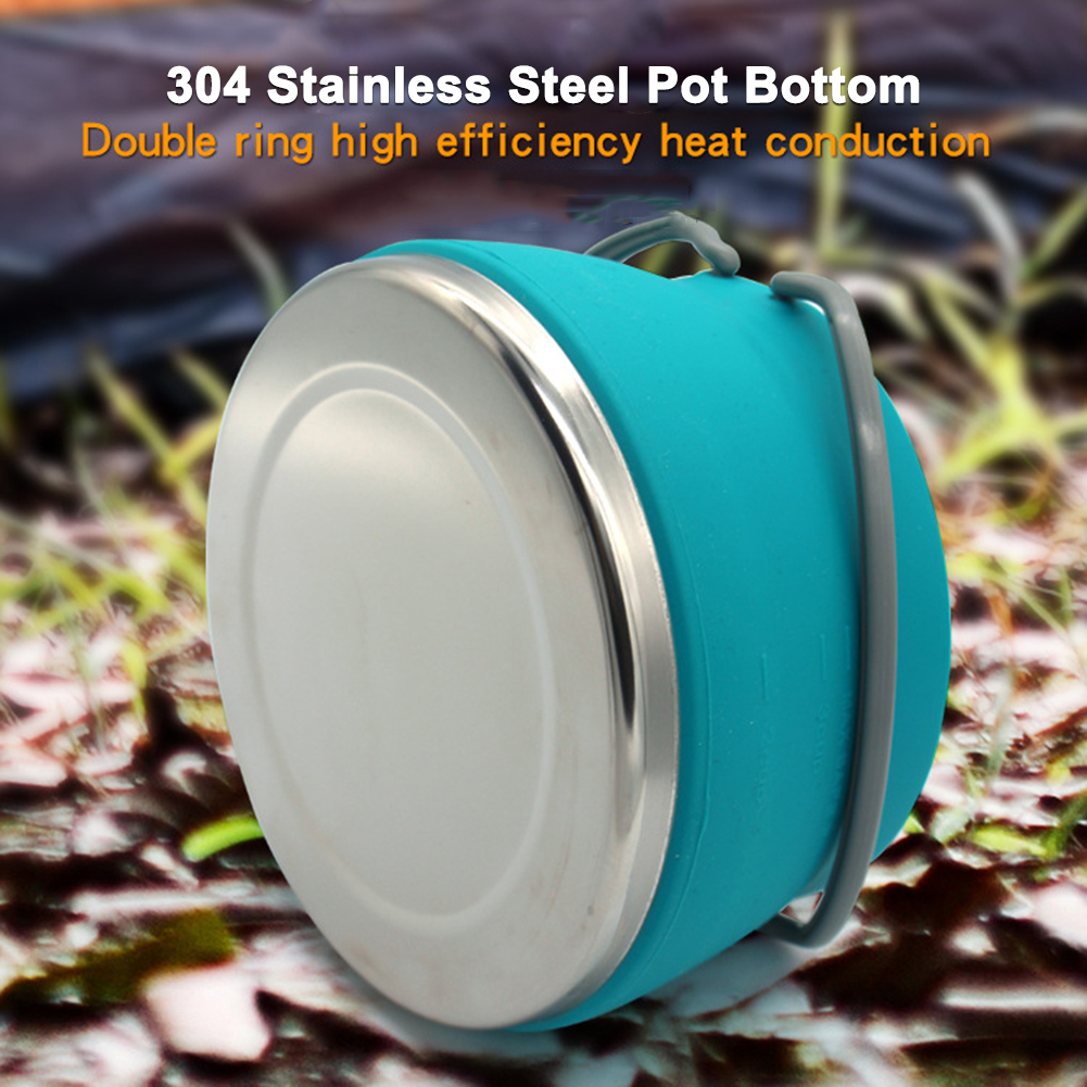 Water Bag Collapsible - Silicone Folding Kettle Portable Coffee Tea