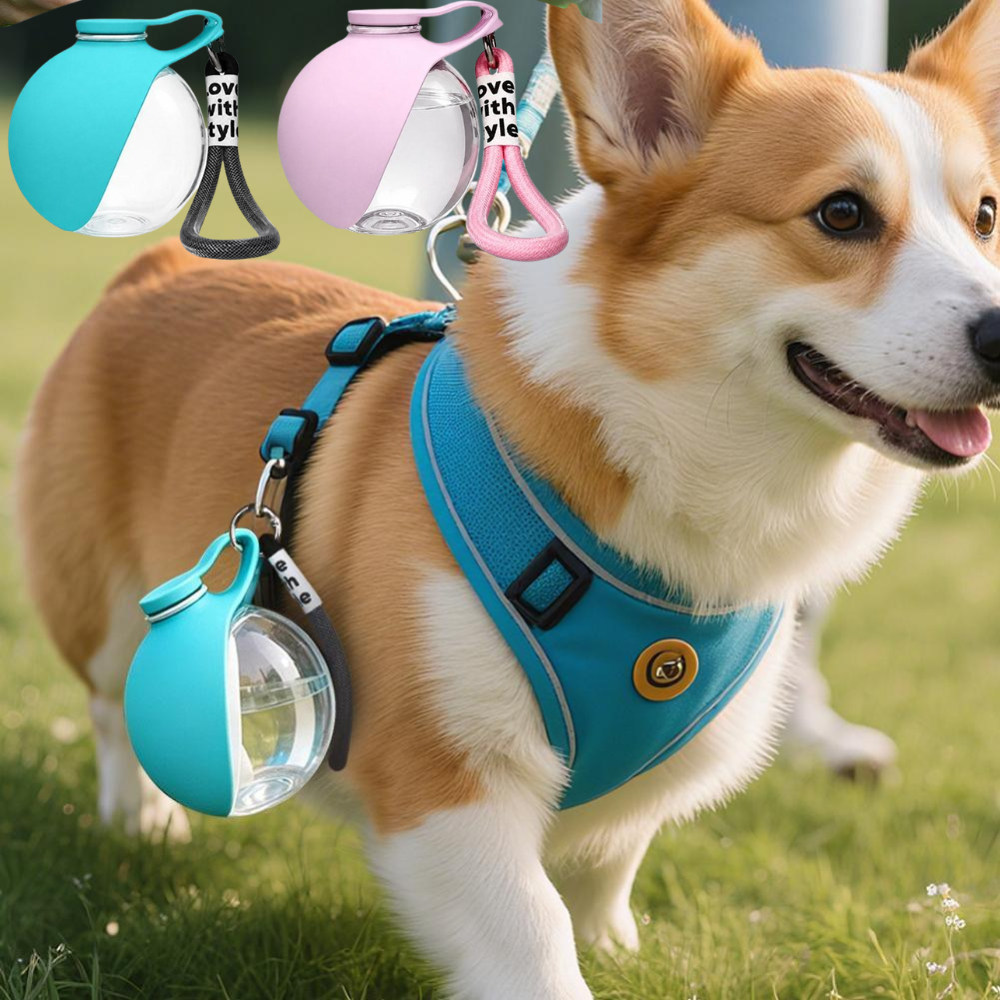 Water Bag Collapsible - High Capacity Anti Backflow Dog Water