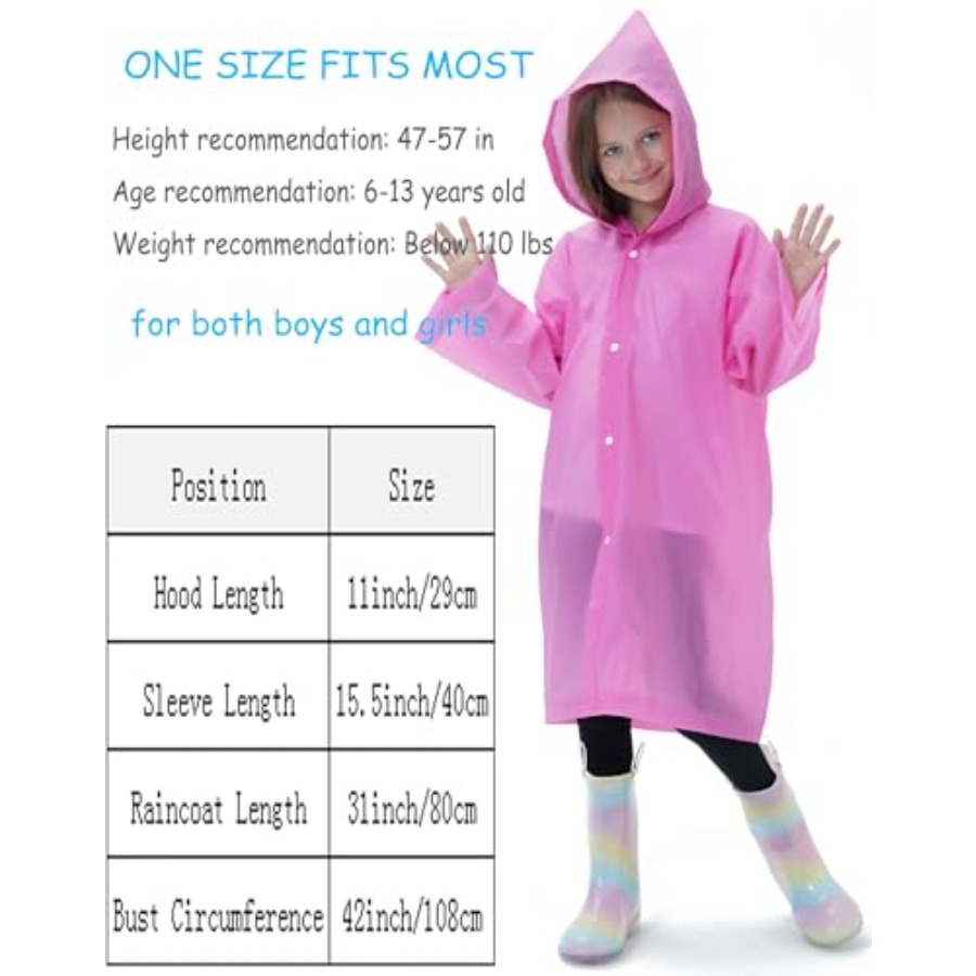 2 Pack Reusable Waterproof Rai - Emergency Poncho Rain のレビューと価格