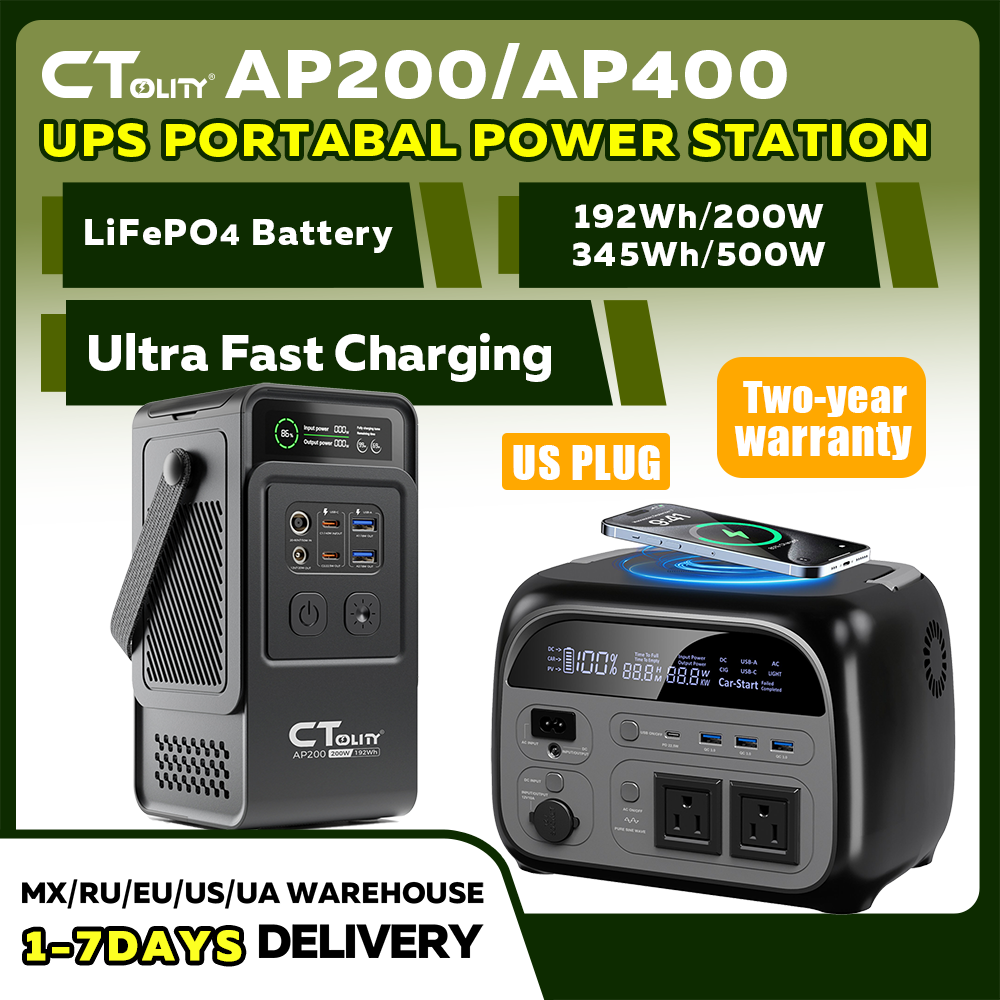 CTOLITY AP200 AP400 200W/500W  - Solar Emergency Charger のレビューと価格