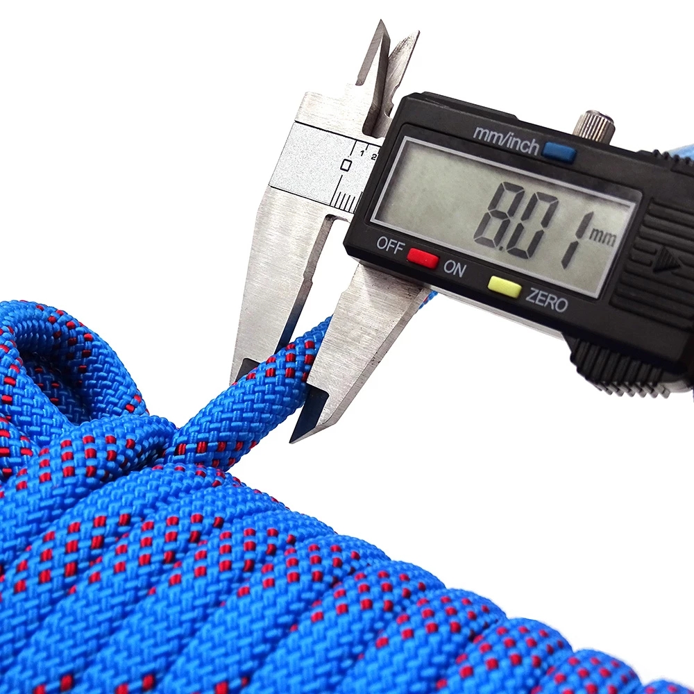 50m Static Climbing Rope 8mm O - Rescue Rope Throw のレビューと価格