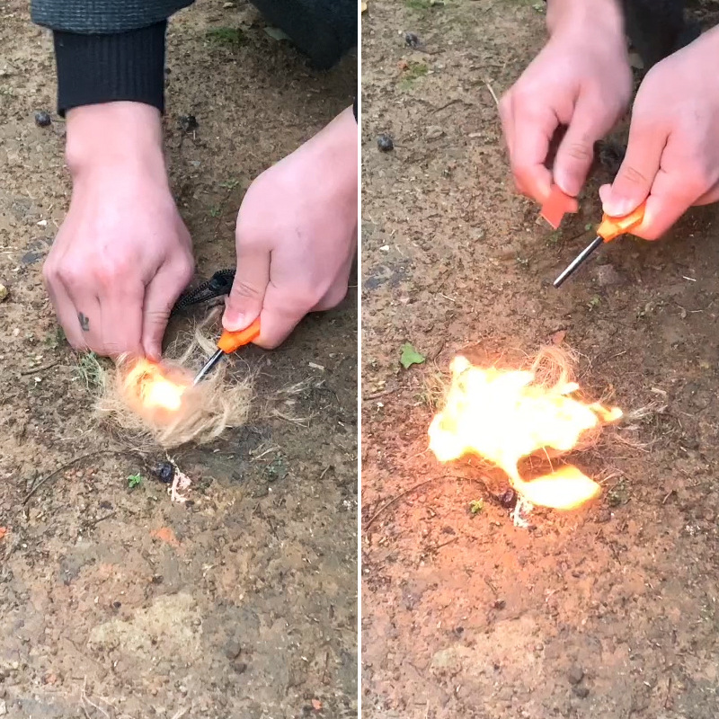 Outdoor Survival Flint Fire St - Magnesium Fire Starter のレビューと価格