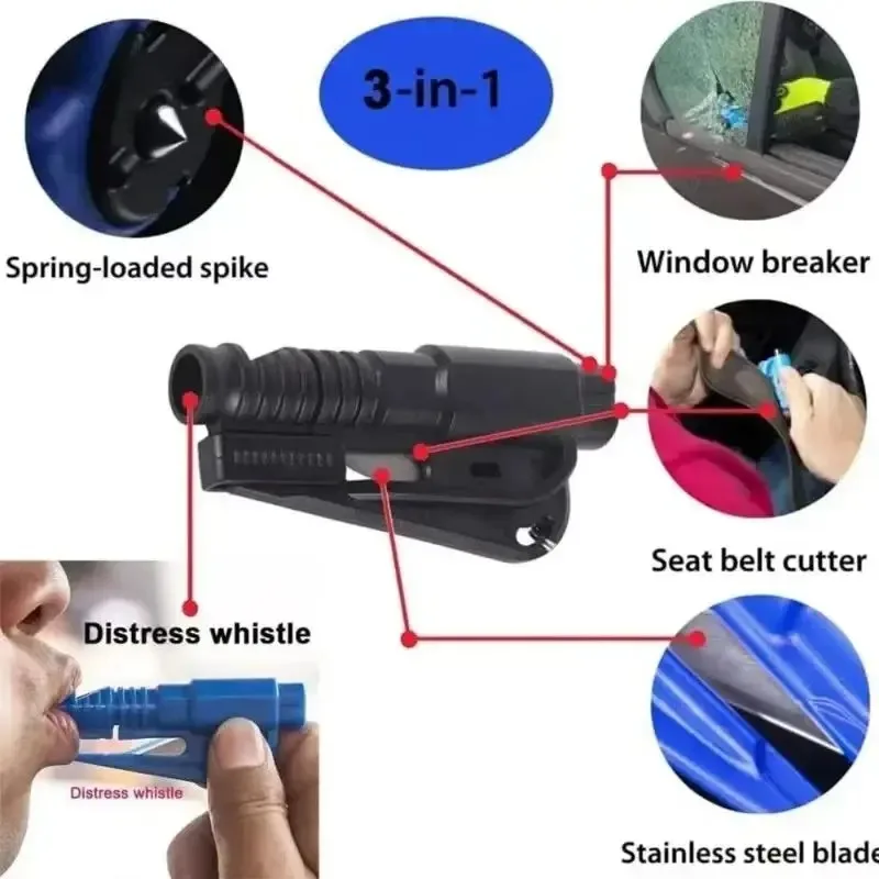 1pc Mini Safety Hammer Keychai - Rescue Rope Throw のレビューと価格