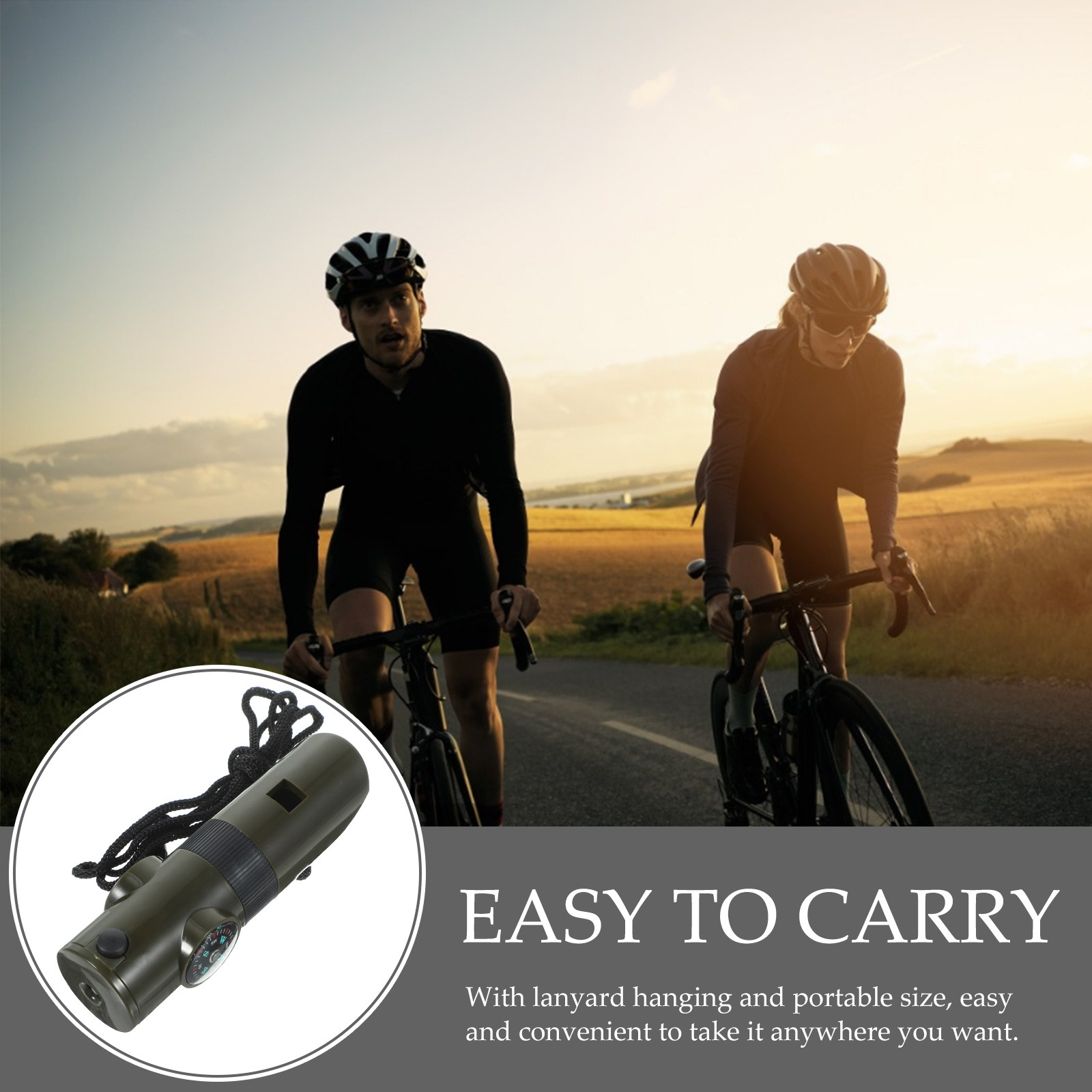 2Pcs 7-in-1 Survival Whistle A - Emergency Whistle Loud のレビューと価格