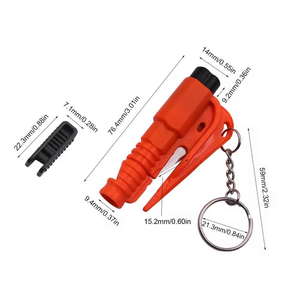 Safety Hammer Car Escape Tool  - Rescue Rope Throw のレビューと価格