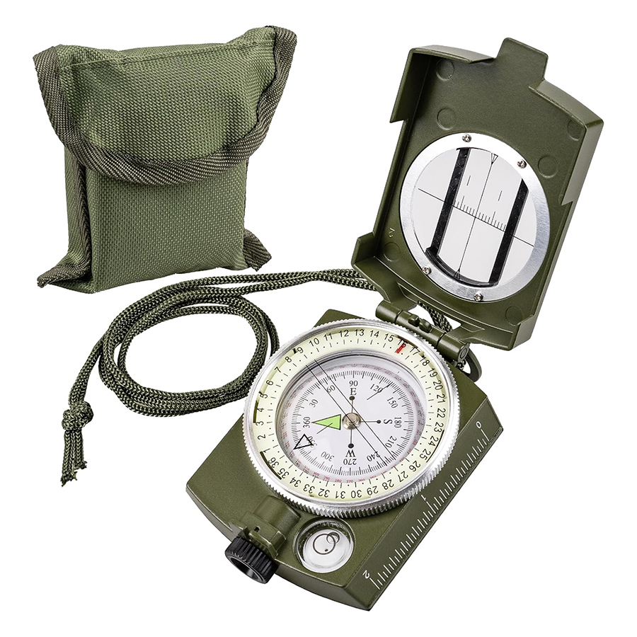 Tactical Survival Compass - Wa - Compass Lensatic のレビューと価格