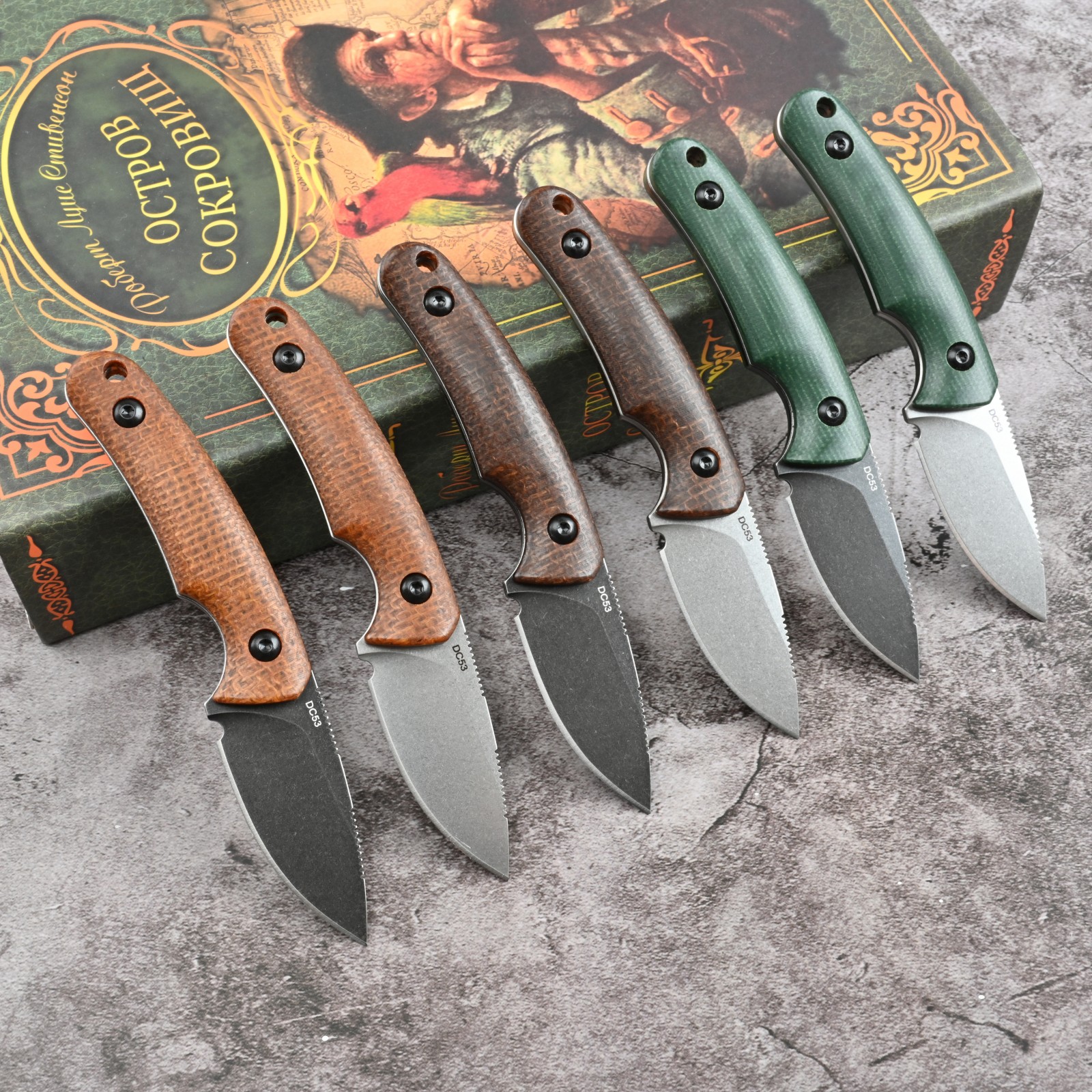 Premium SDOKEDC DC53 Steel EDC - Bushcraft Knife Fixed のレビューと価格
