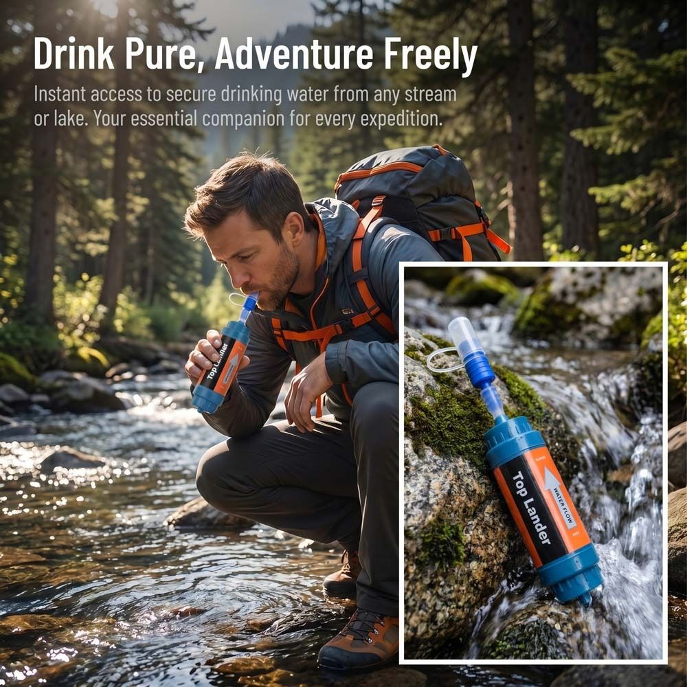 Mini Mini Water Filter Straw S - Water Purification Straw のレビューと価格