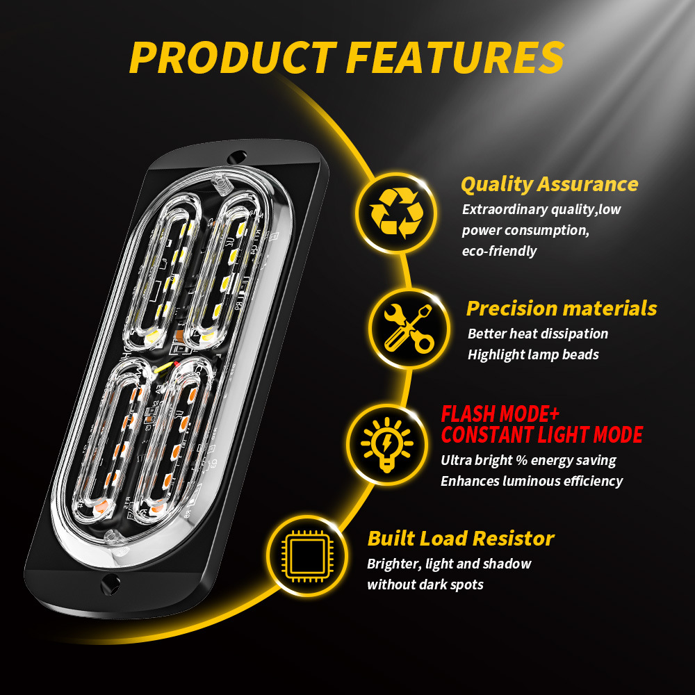 1pcs Led Strobe Warning Light  - Sos Light Strobe のレビューと価格