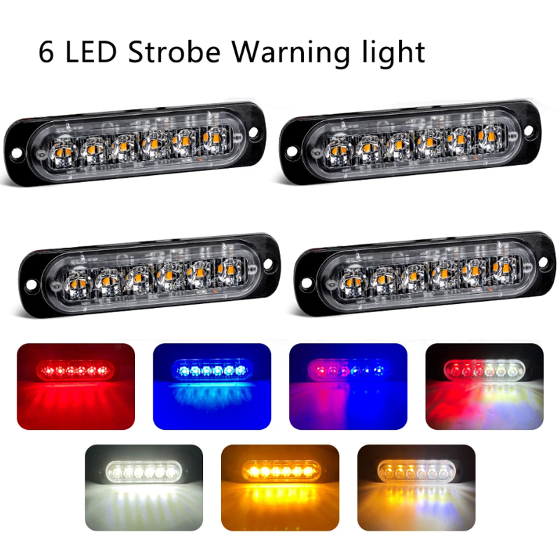 6 Led Strobe Light Flashing Gr - Sos Light Strobe のレビューと価格