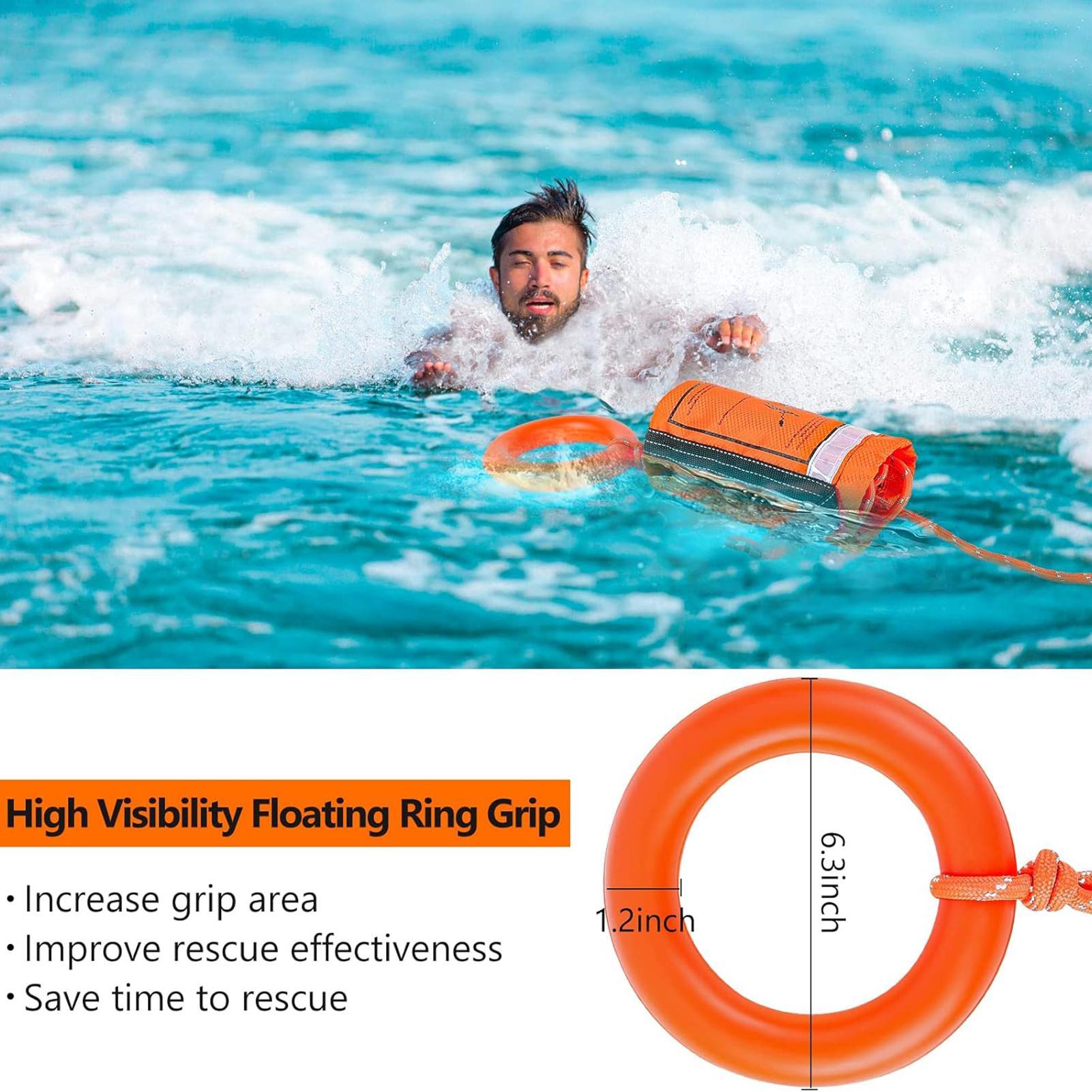 Water Rescue Throw Bag With Ro - Rescue Rope Throw のレビューと価格