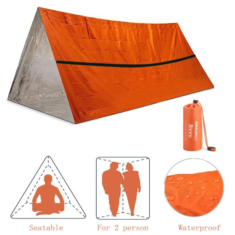 2 Person Emergency Shelter Biv - Bivy Bag Emergency のレビューと価格