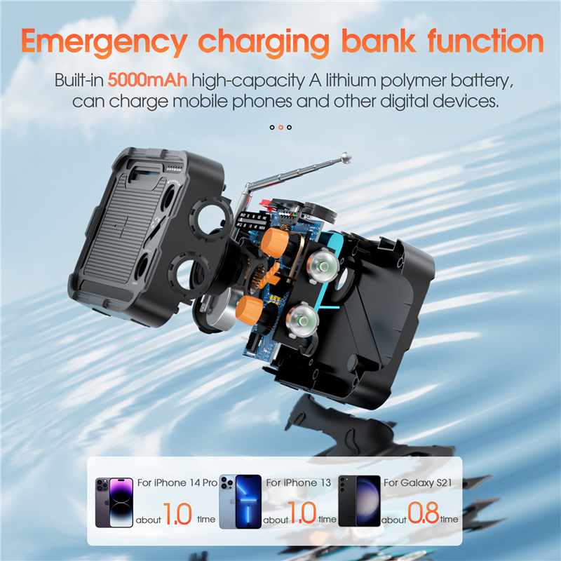 5000mAh Emergency Solar Power  - Solar Emergency Charger のレビューと価格
