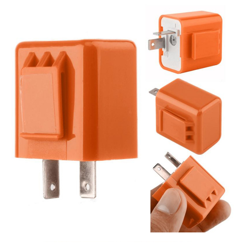 2Pin Motorcycle LED Flasher Re - Signal Panel Orange のレビューと価格