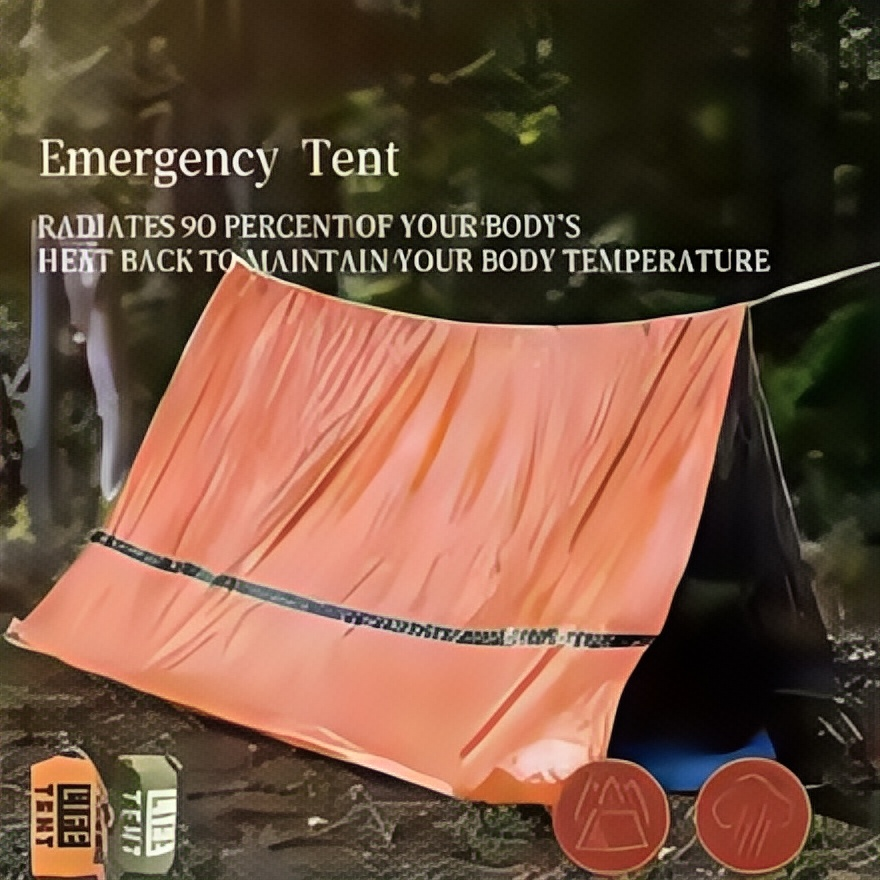 2-Person Emergency Survival Sh - Emergency Mylar Tent のレビューと価格