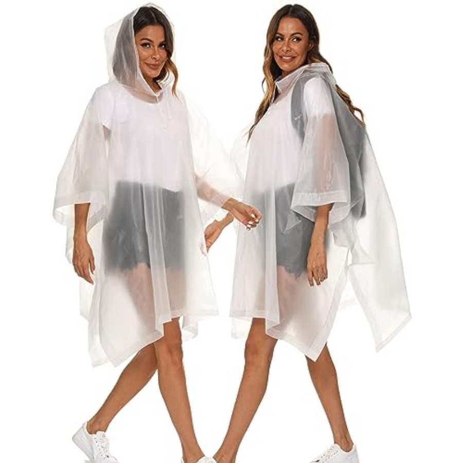 2 Pack Rain Ponchos for Adults - Emergency Poncho Rain のレビューと価格