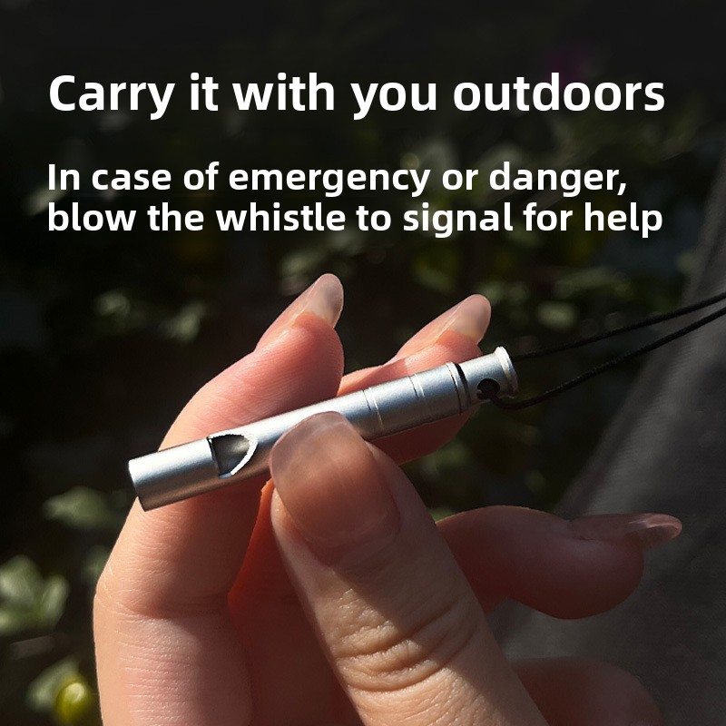 Titanium Alloy Survival Whistl - Emergency Whistle Loud のレビューと価格