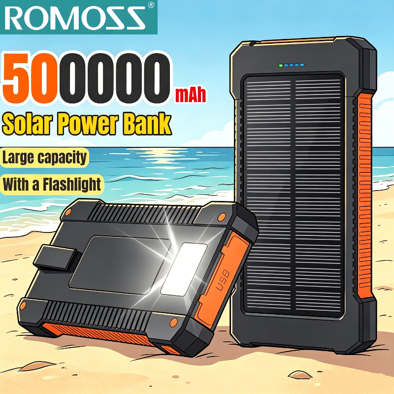 ROMOSS 500000mAh Solar Power B - Solar Emergency Charger のレビューと価格