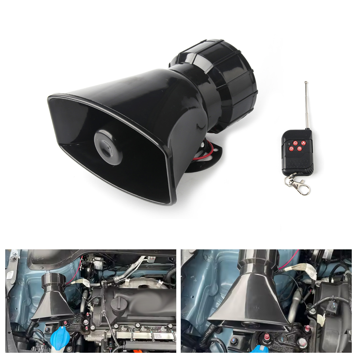 12V Speaker 130dB Wireless Ele - Emergency Whistle Loud のレビューと価格