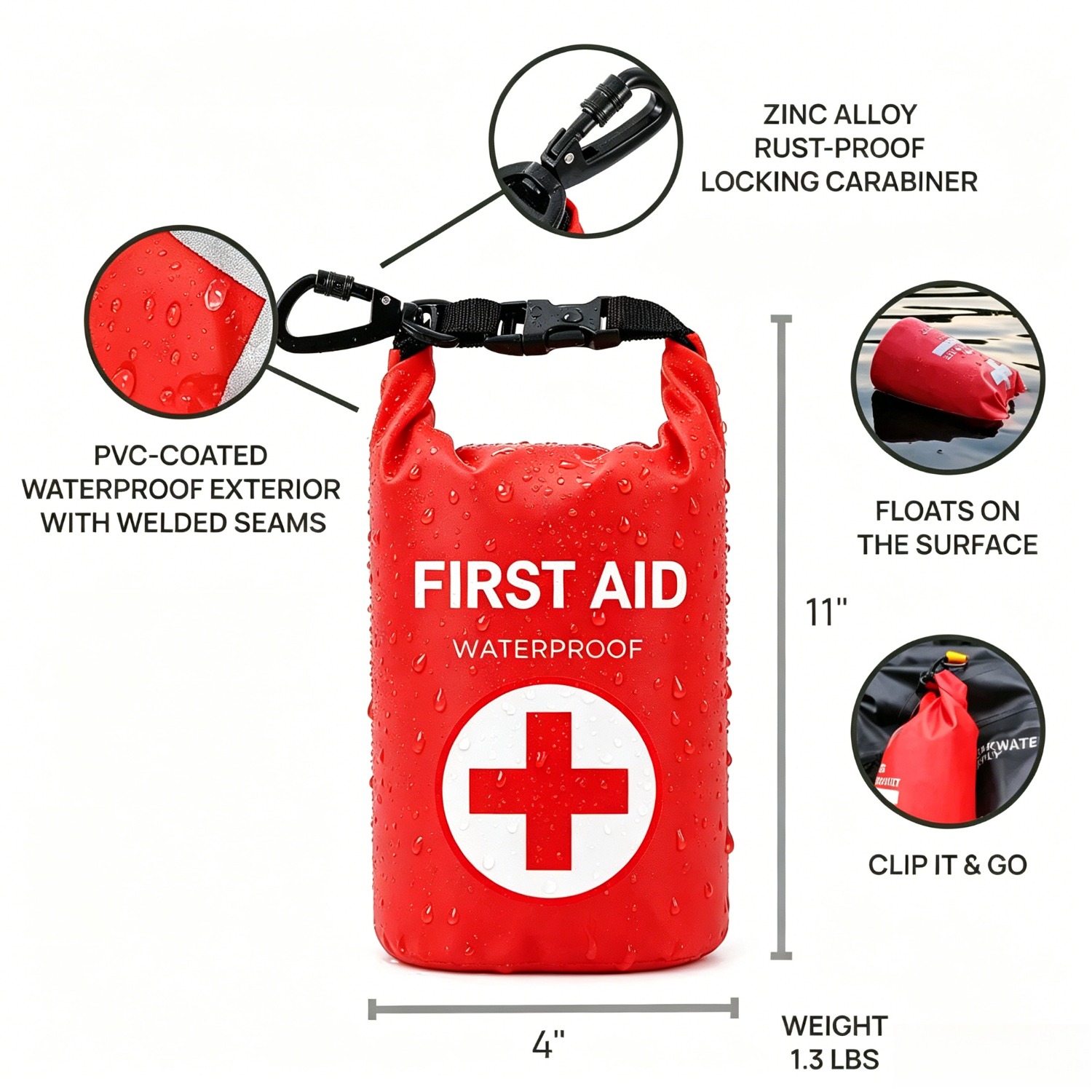 2L Waterproof First Aid Bag Ro - Bivy Bag Emergency のレビューと価格