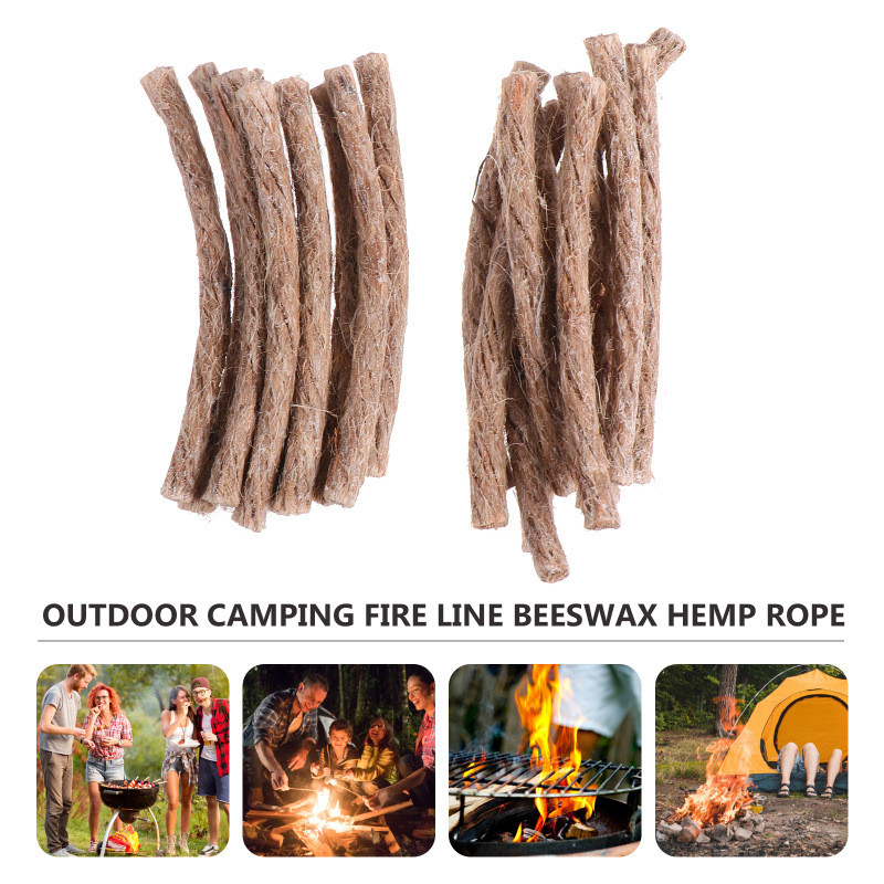 10Pcs Survival Wick Hemp Cord  - Fire Starting Kit のレビューと価格