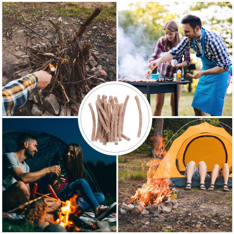 10Pcs Survival Wick Hemp Cord  - Fire Starting Kit のレビューと価格
