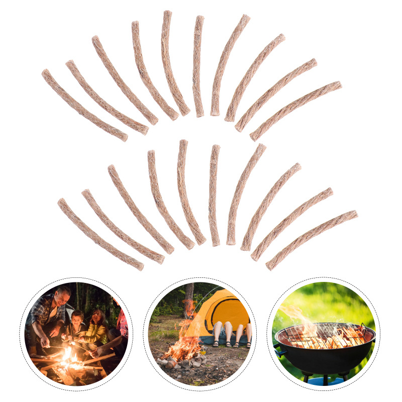 10Pcs Survival Wick Hemp Cord  - Fire Starting Kit のレビューと価格