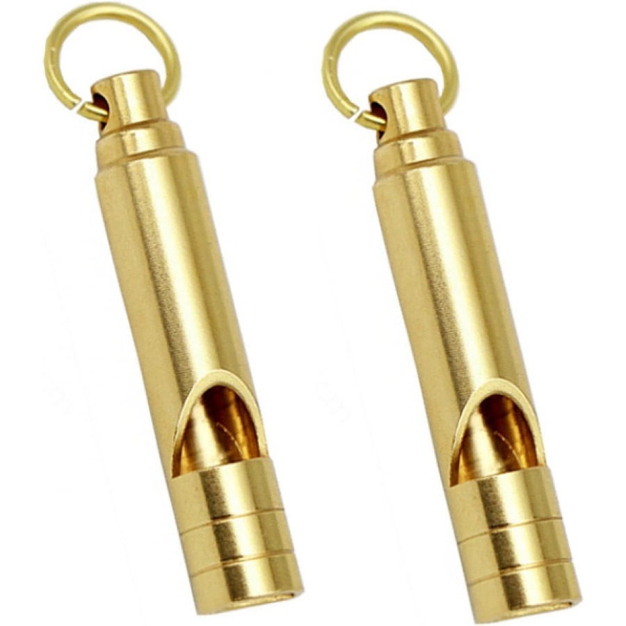 1/5pcs Brass Metal Emergency W - Emergency Whistle Loud のレビューと価格