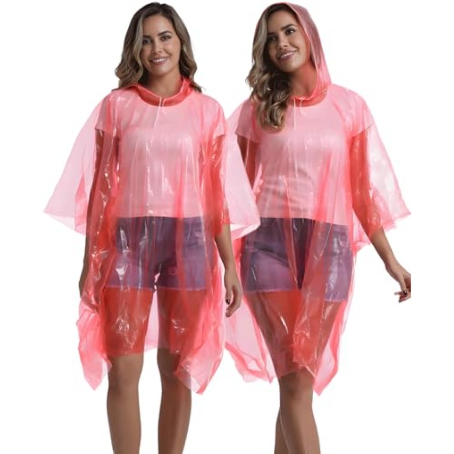 4/6/12 Pack Disposable Rain Po - Emergency Poncho Rain のレビューと価格