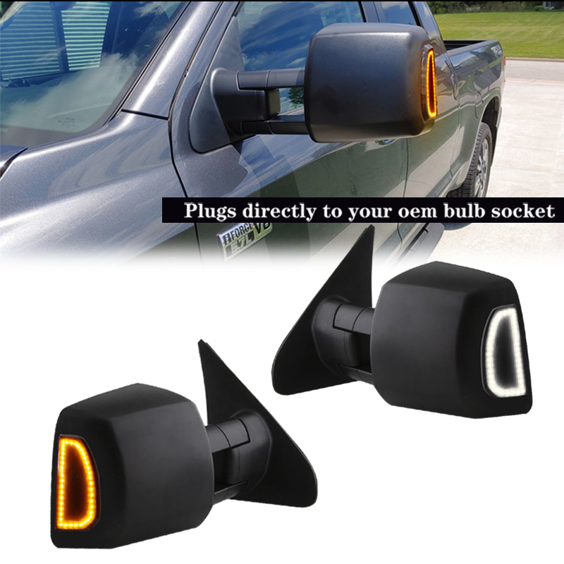 2pcs Switchback LED Side Mirro - Signal Panel Orange のレビューと価格