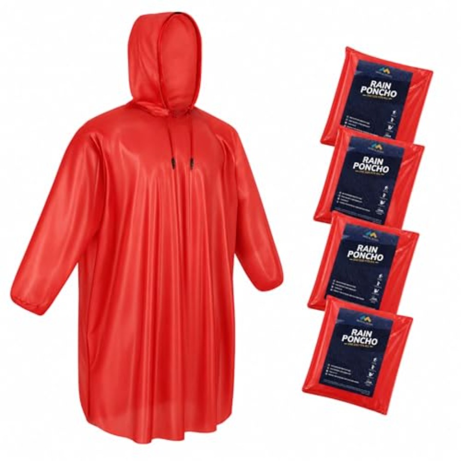 Mindful Design Rain Ponchos wi - Emergency Poncho Rain のレビューと価格