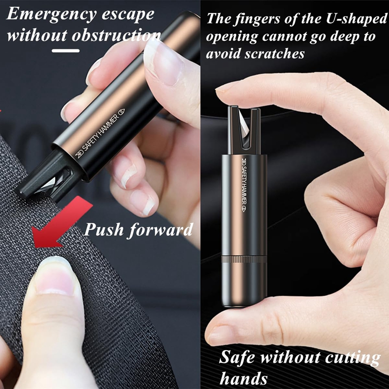 2 In 1 Car Safety Hammer Emerg - Rescue Rope Throw のレビューと価格