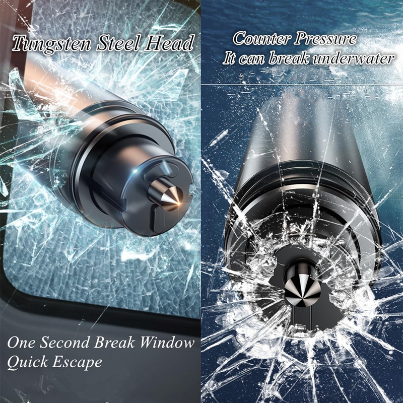 2 In 1 Car Safety Hammer Emerg - Rescue Rope Throw のレビューと価格