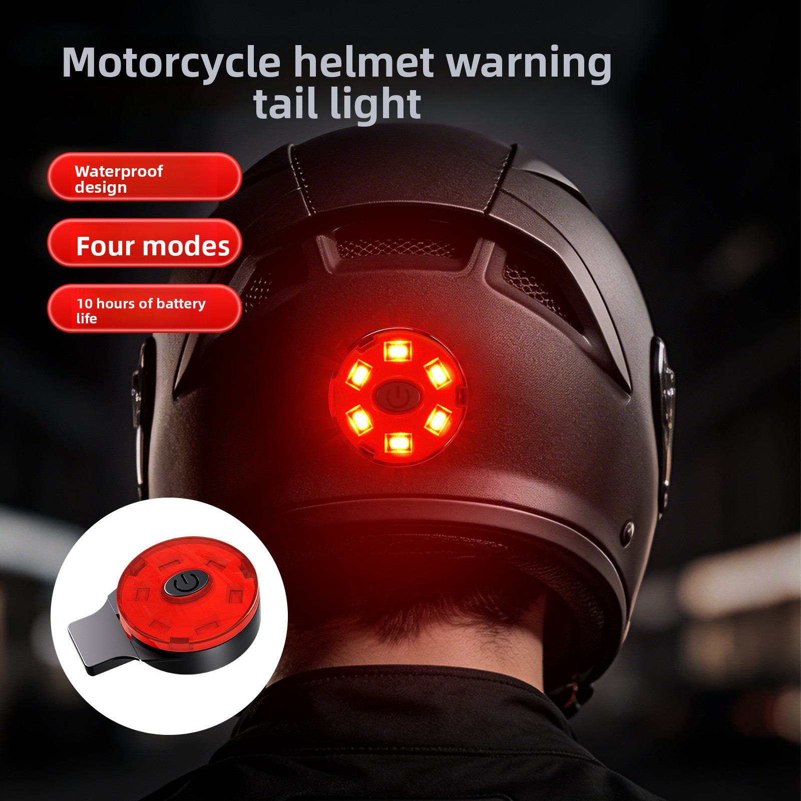 USB Rechargeable LED Helmet Ta - Sos Light Strobe のレビューと価格