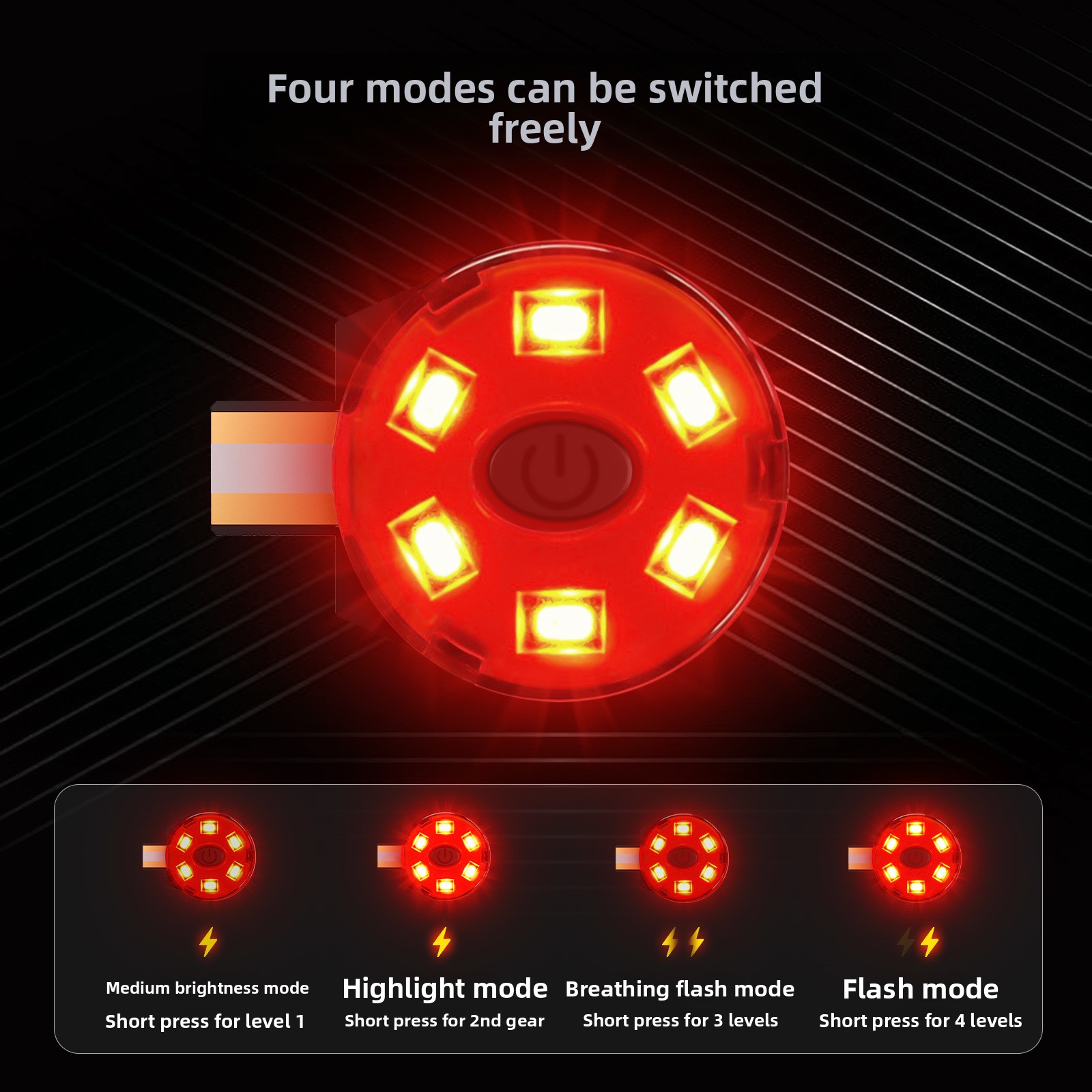 USB Rechargeable LED Helmet Ta - Sos Light Strobe のレビューと価格