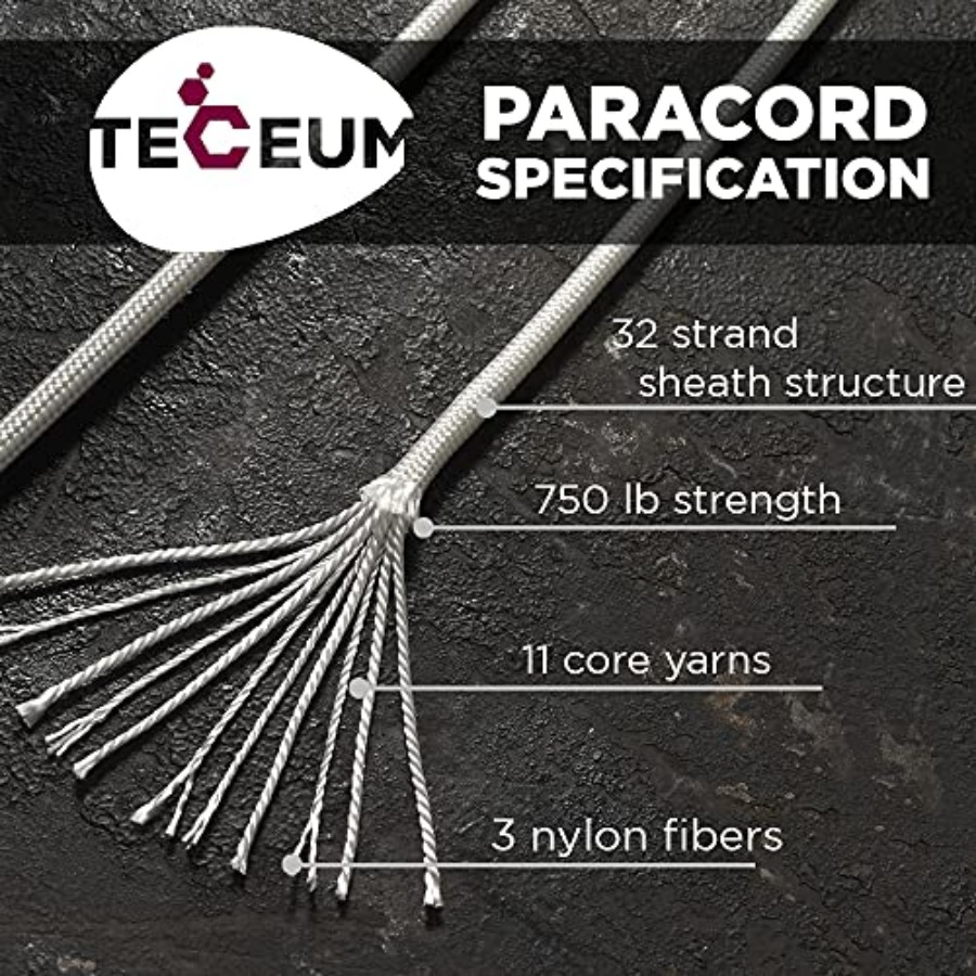 Reflective Paracord Rope 1000  - Para Cord 1000Ft のレビューと価格