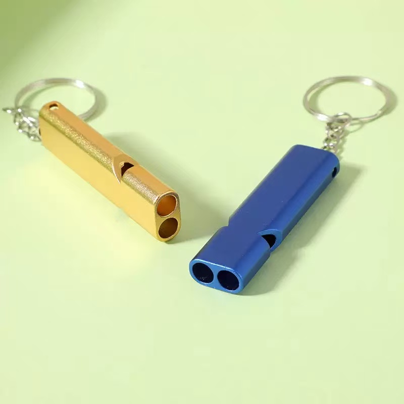 1/2Pcs Random Color Single/Dou - Emergency Whistle Loud のレビューと価格