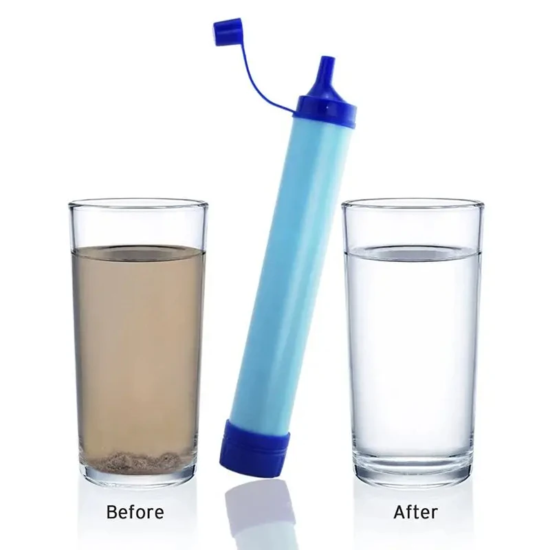 1pc Outdoor Mini Water Filter  - Water Purification Straw のレビューと価格