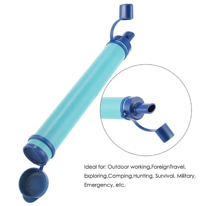 1pc Outdoor Mini Water Filter  - Water Purification Straw のレビューと価格