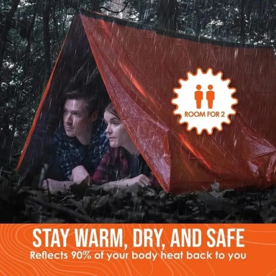 1PC Anti-rain Emergency Sleepi - Emergency Mylar Tent のレビューと価格