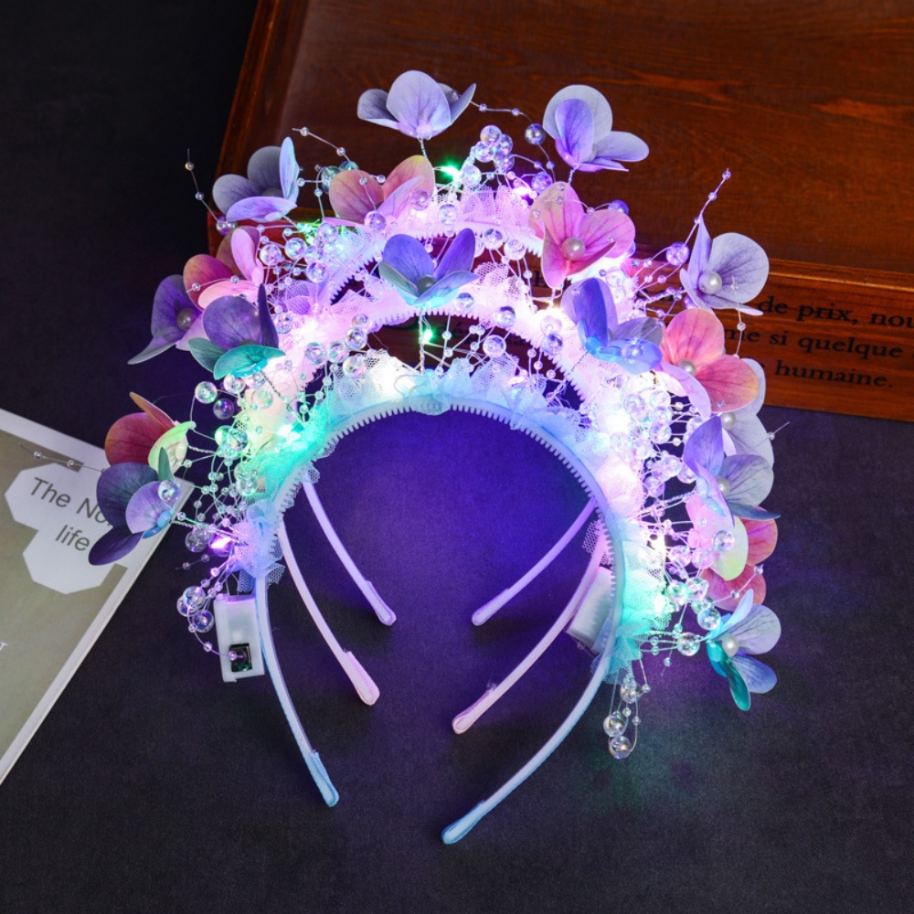 Glowing Flower Butterfly Headb - Sos Light Strobe のレビューと価格