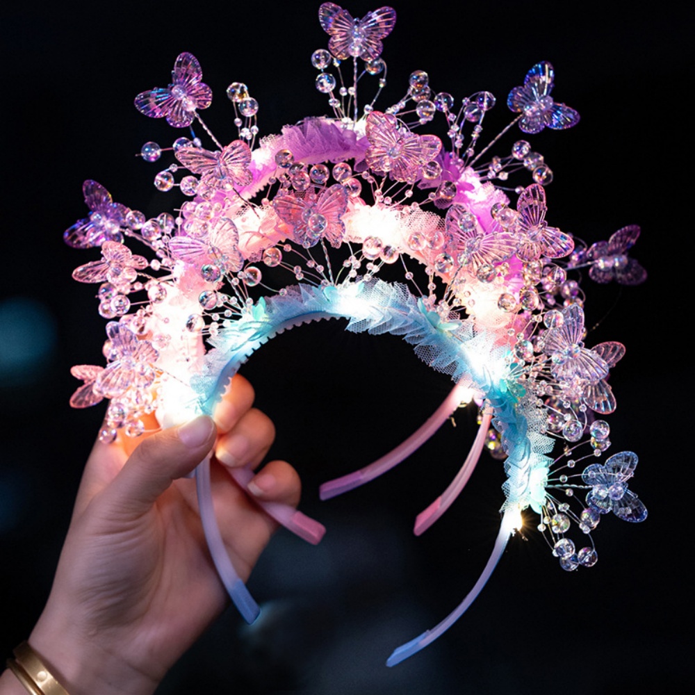 Glowing Flower Butterfly Headb - Sos Light Strobe のレビューと価格