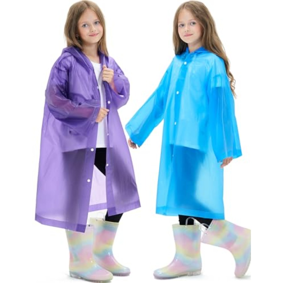 2 Pack Reusable Waterproof Rai - Emergency Poncho Rain のレビューと価格