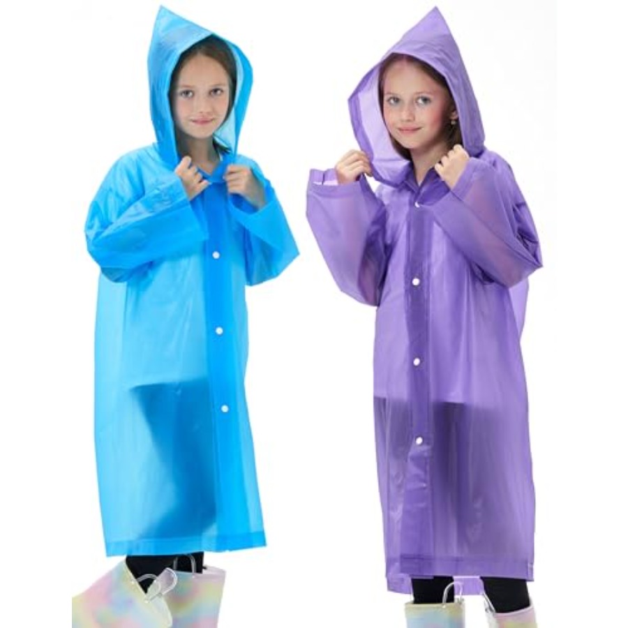 2 Pack Reusable Waterproof Rai - Emergency Poncho Rain のレビューと価格