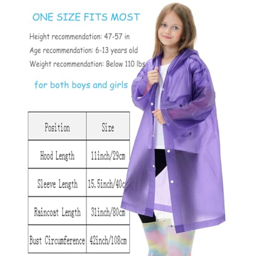 2 Pack Reusable Waterproof Rai - Emergency Poncho Rain のレビューと価格