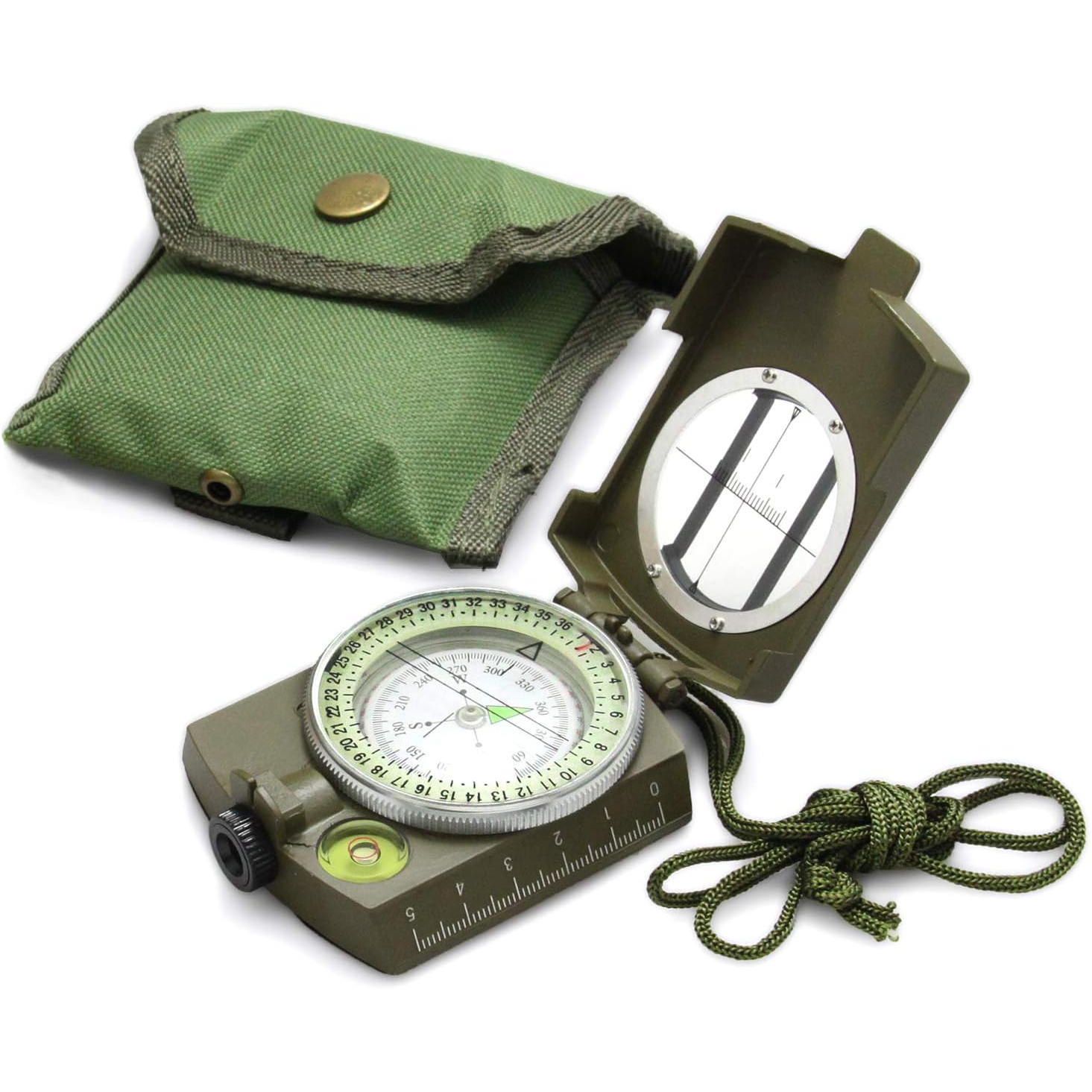 Metal Tactical Survival Milita - Compass Lensatic のレビューと価格