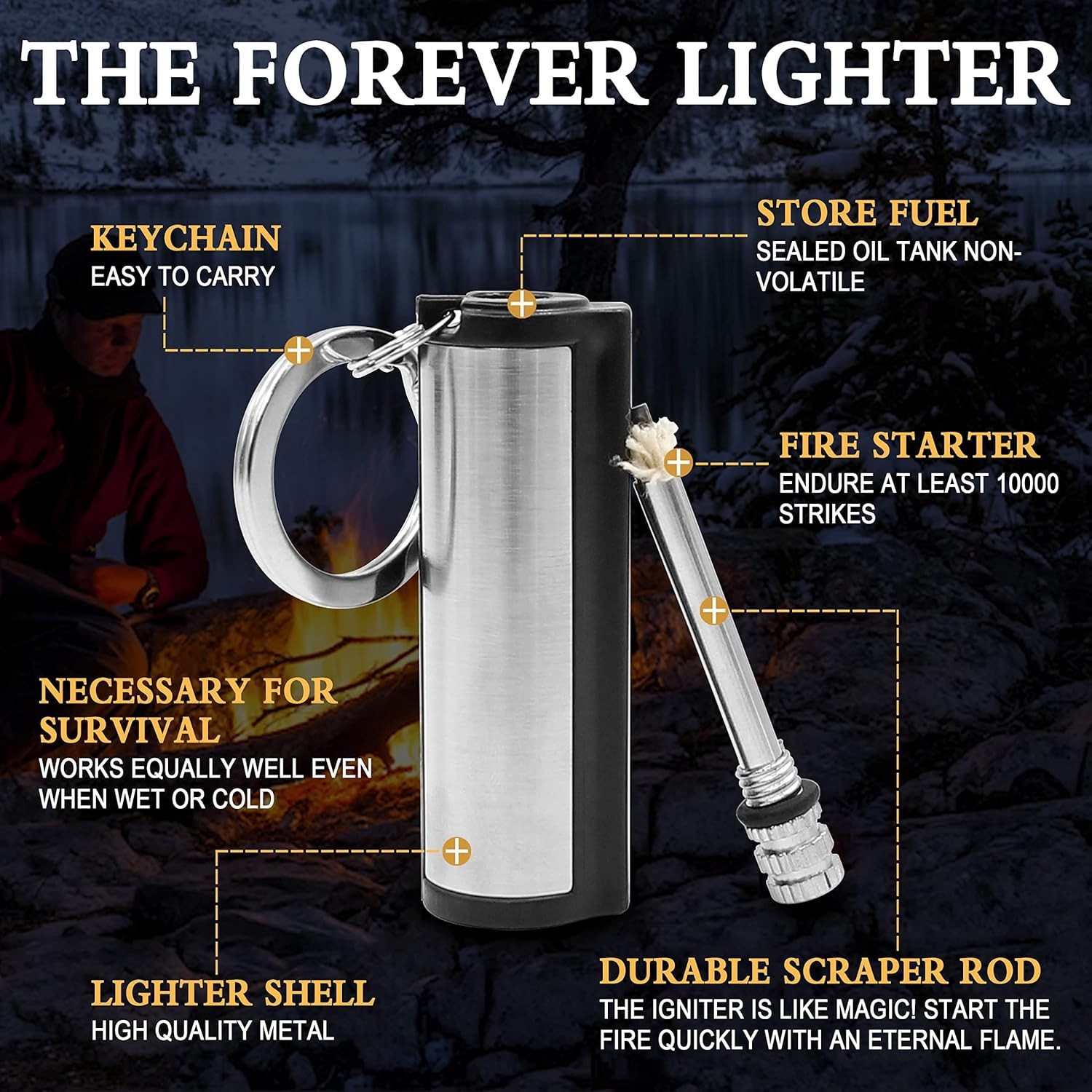 1-5-pack Magnesium flint set,  - Magnesium Fire Starter のレビューと価格