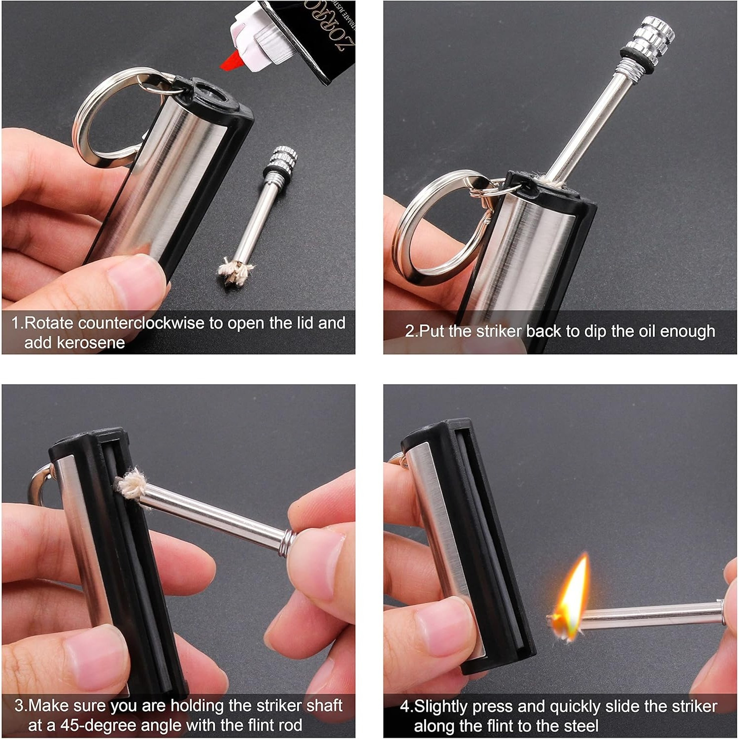 1-5-pack Magnesium flint set,  - Magnesium Fire Starter のレビューと価格