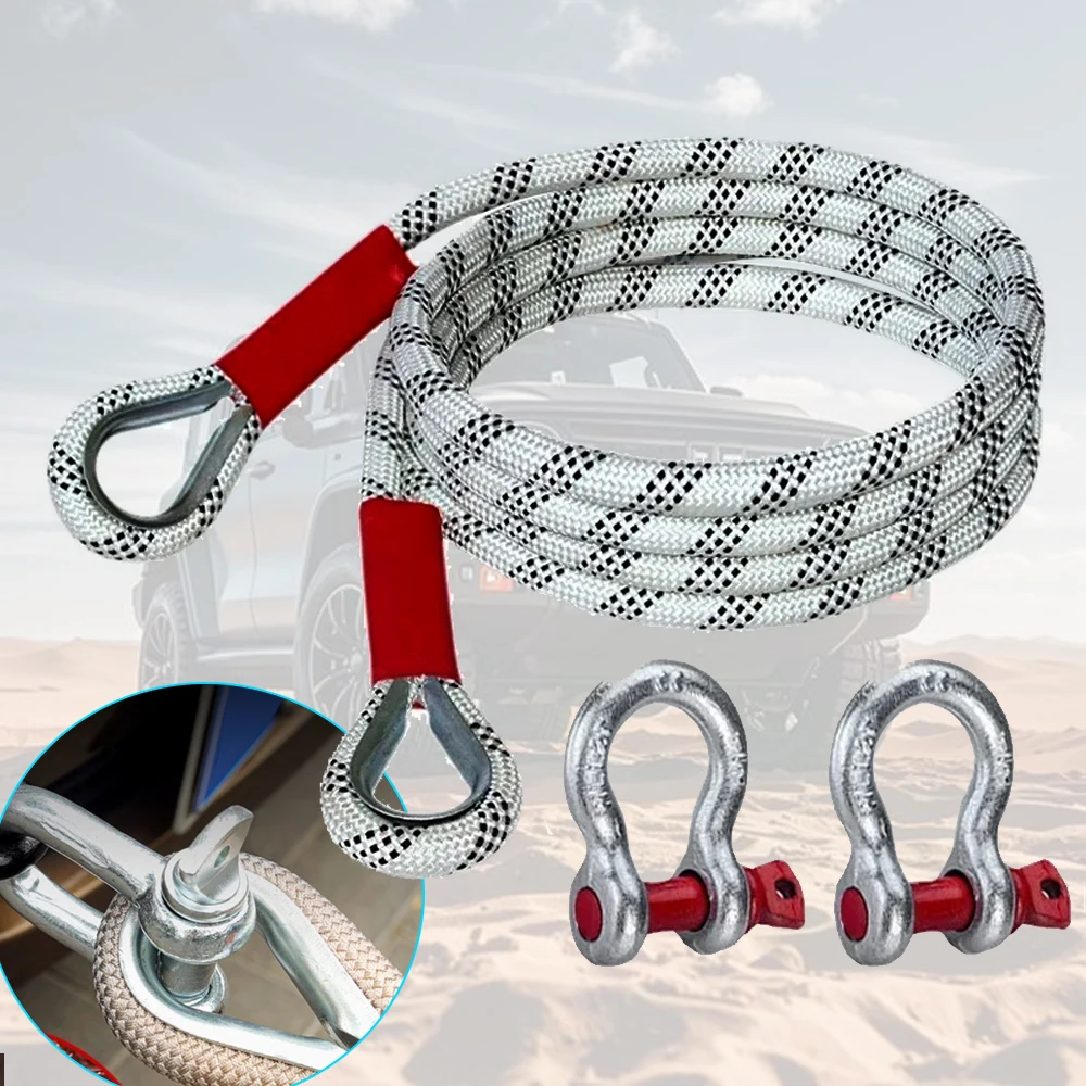 New Car Tow Strap 4x4 Offroad  - Rescue Rope Throw のレビューと価格