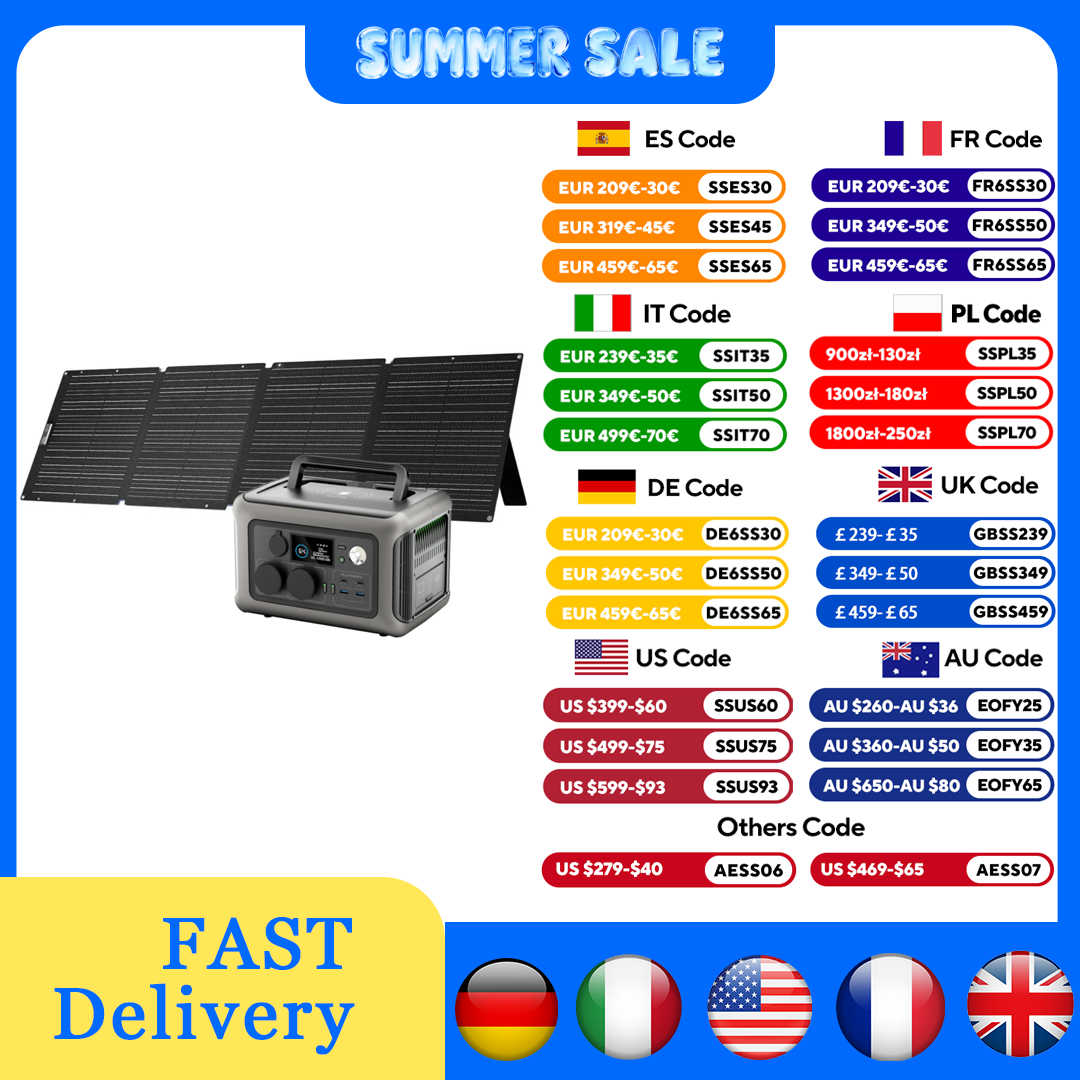 ALLPOWERS R600 299Wh 600W LiFe - Solar Emergency Charger のレビューと価格